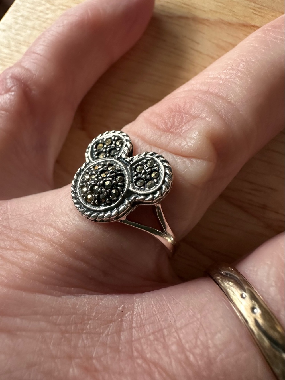 ✨ VINTAGE DISNEY & JUDITH JACK MICKEY MOUSE RING ✨